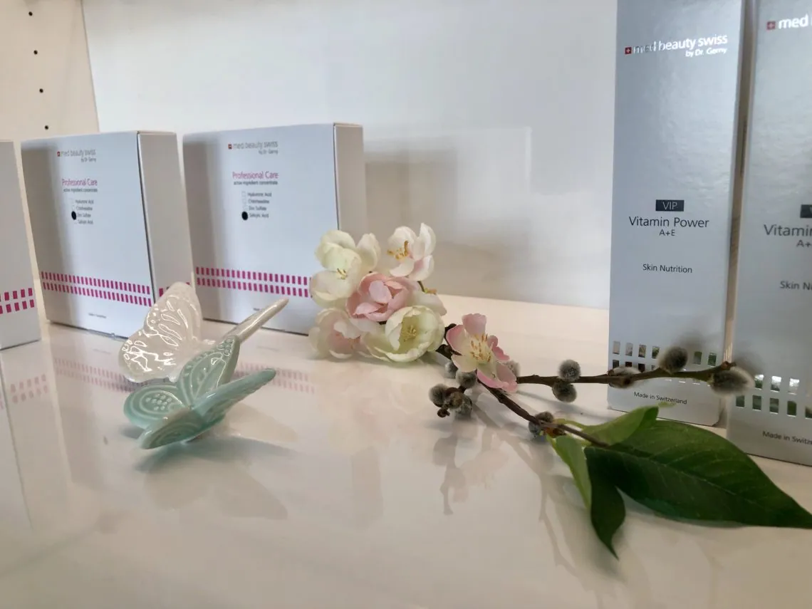 Studio mit Orchideen